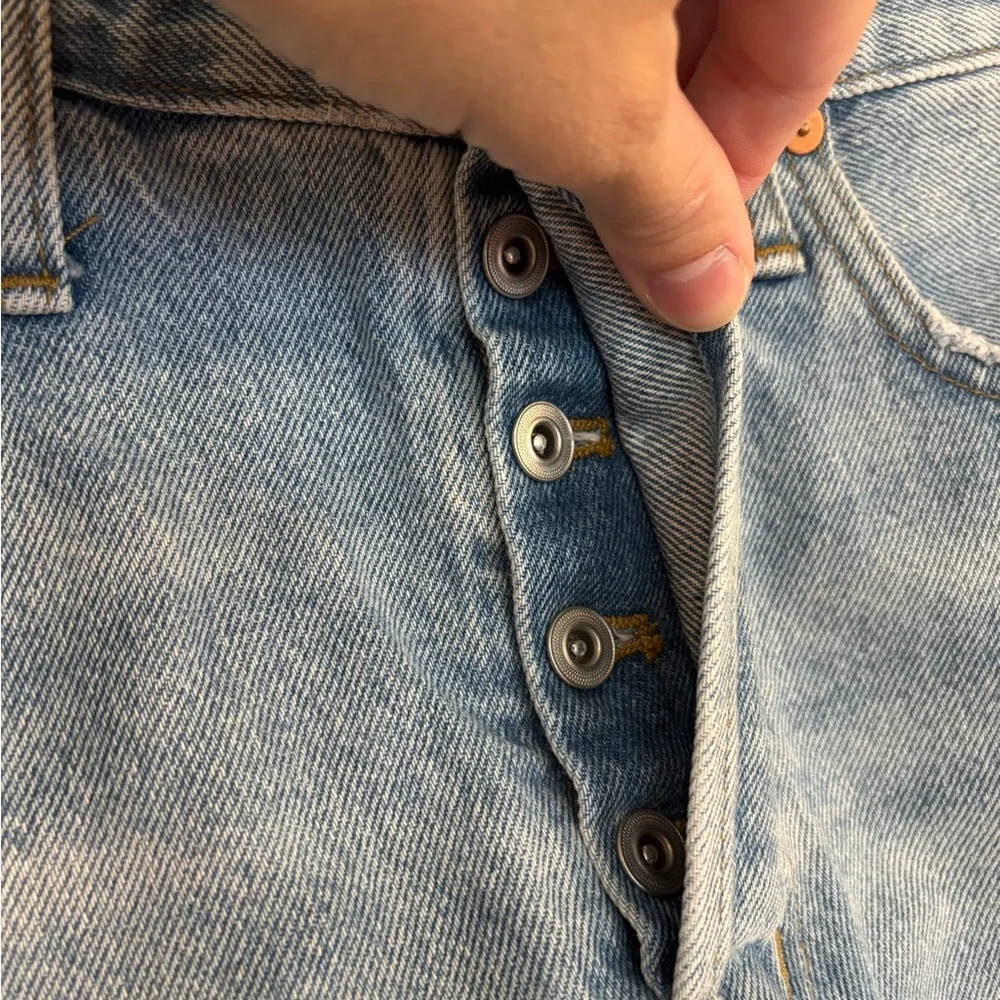 MADEWELL Rigid Denim Relaxed Mini Skirt in Northdale Wash